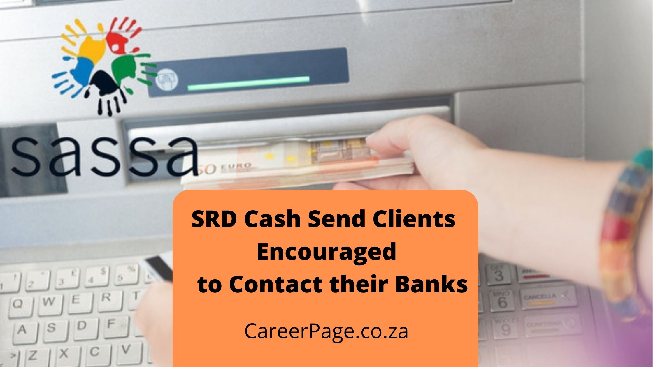 SRD Cash Send Clients Encouraged to Contact their Banks or Add Banking Details