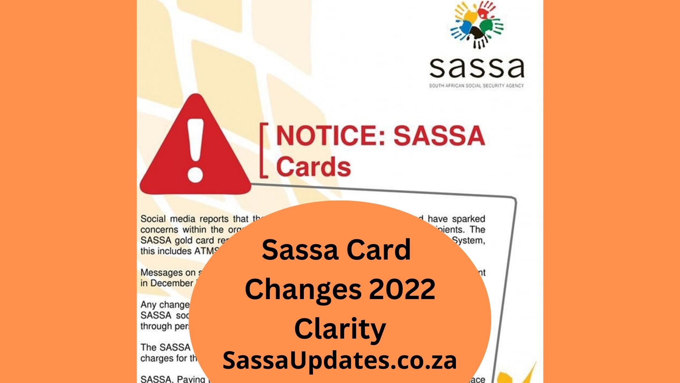 Sassa Card Changes 2022 Clarity