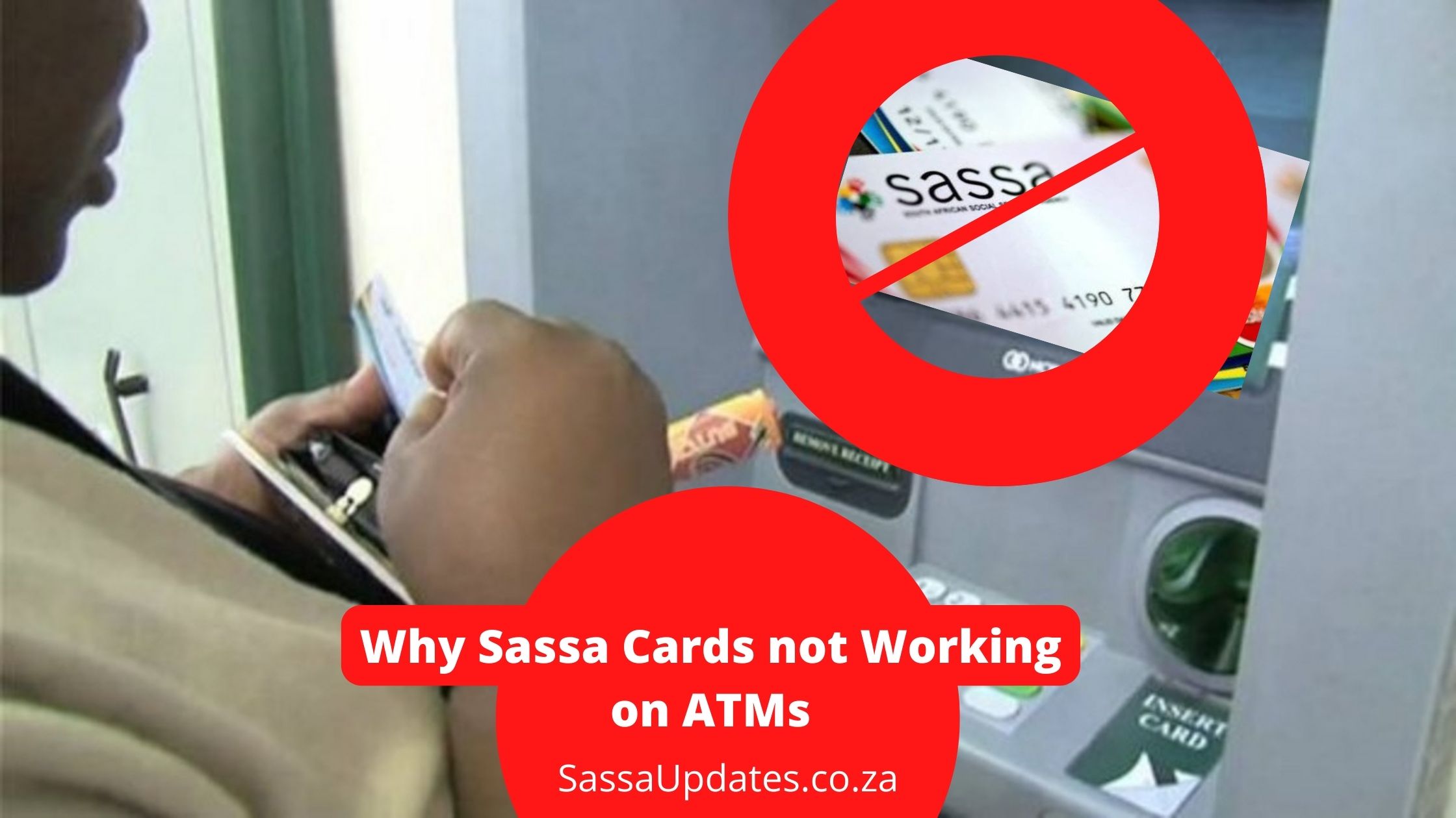Sassa Cards not Working on ATM