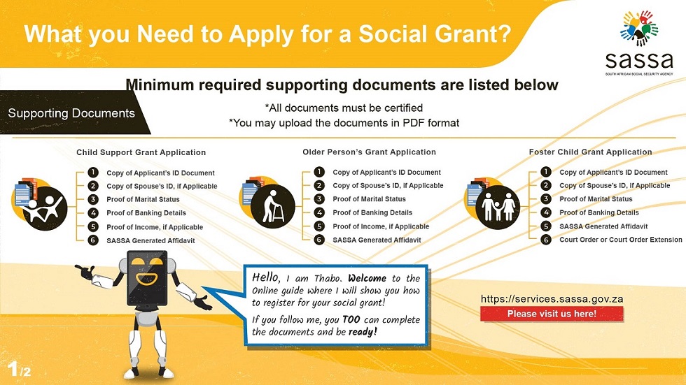 How to apply for social grants online